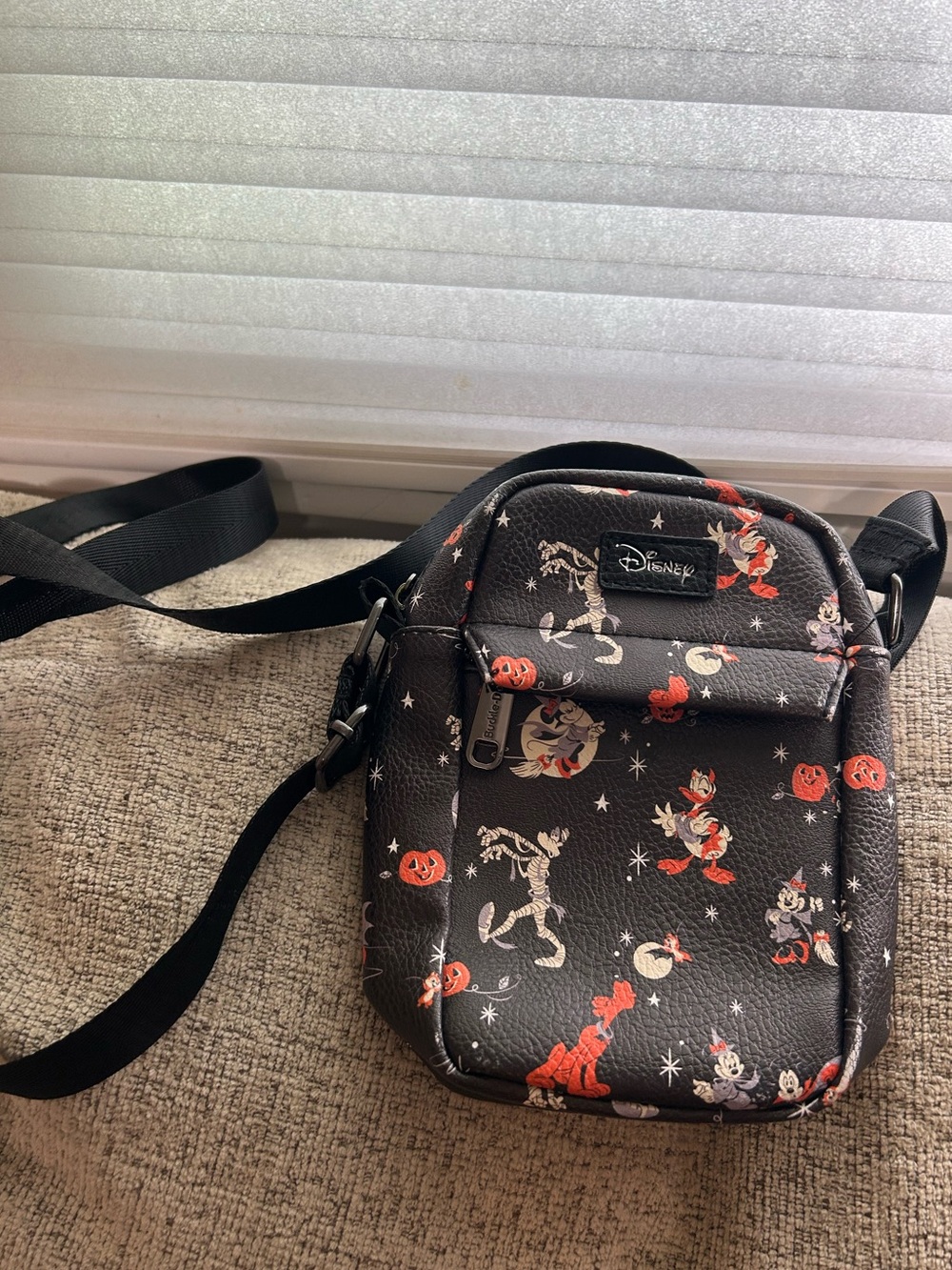 Disney Mickey Black Halloween Crossbody Bag Buckle-down Storybook